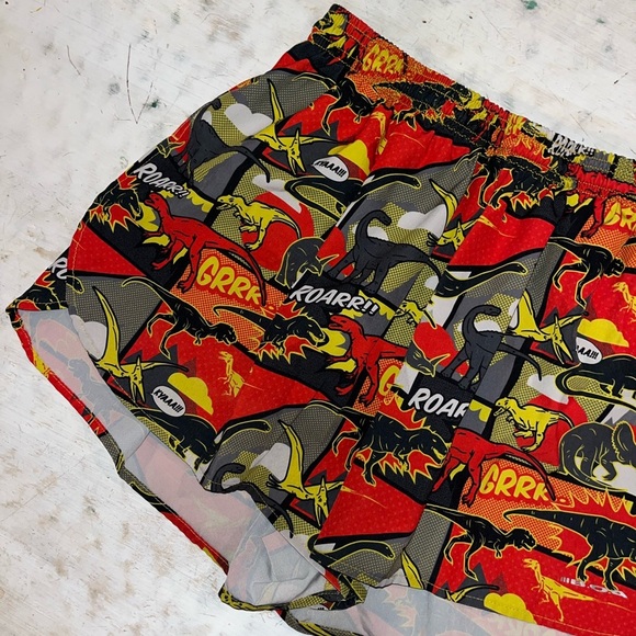 BOA Men's 1" Elite Split Leg Print comic book dinosaur
Running Short | Large - Picture 3 of 5